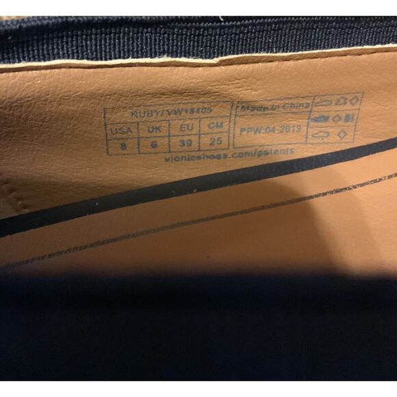 Vionic Ruby Olympia Quilted Block Pump Leather Heel Size 8 Elegant Formal Office - Picture 10 of 10